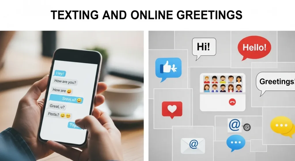 Texting and Online Greetings