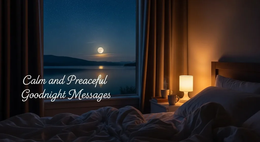 Calm and Peaceful Goodnight Messages