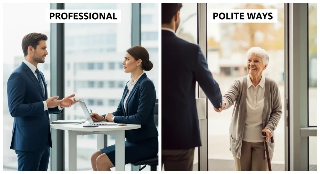 Professional and Polite Ways