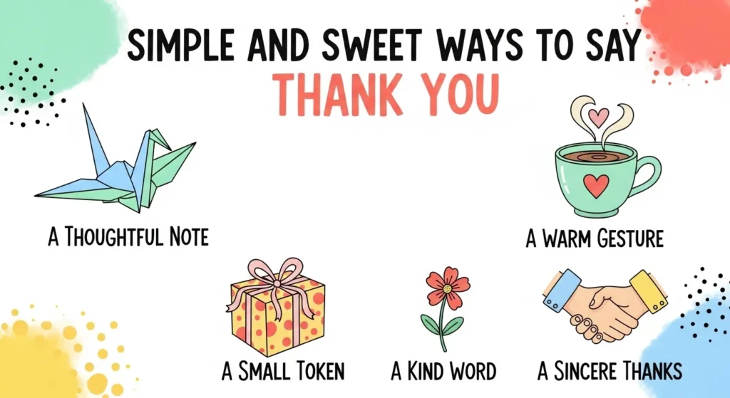 Simple and Sweet Ways to Say Thank You