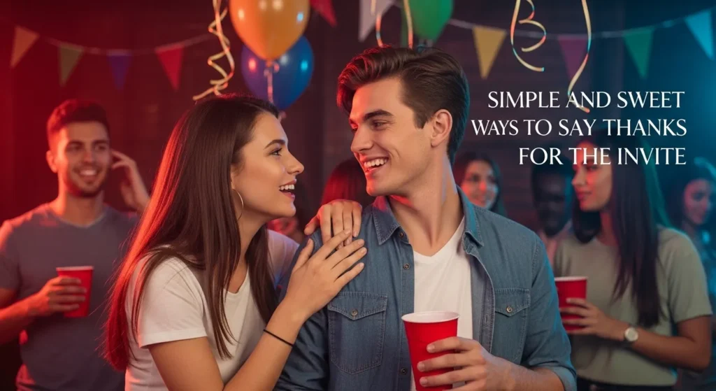 Simple and Sweet Ways to Say Thanks for the Invite