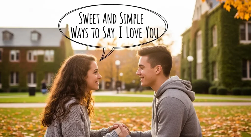 Sweet and Simple Ways to Say I Love You