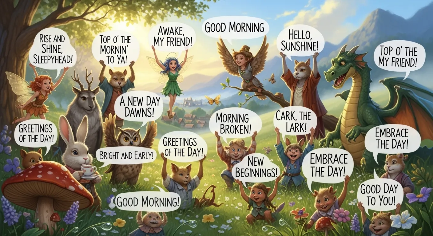 Different Other Ways to Say Good Morning
